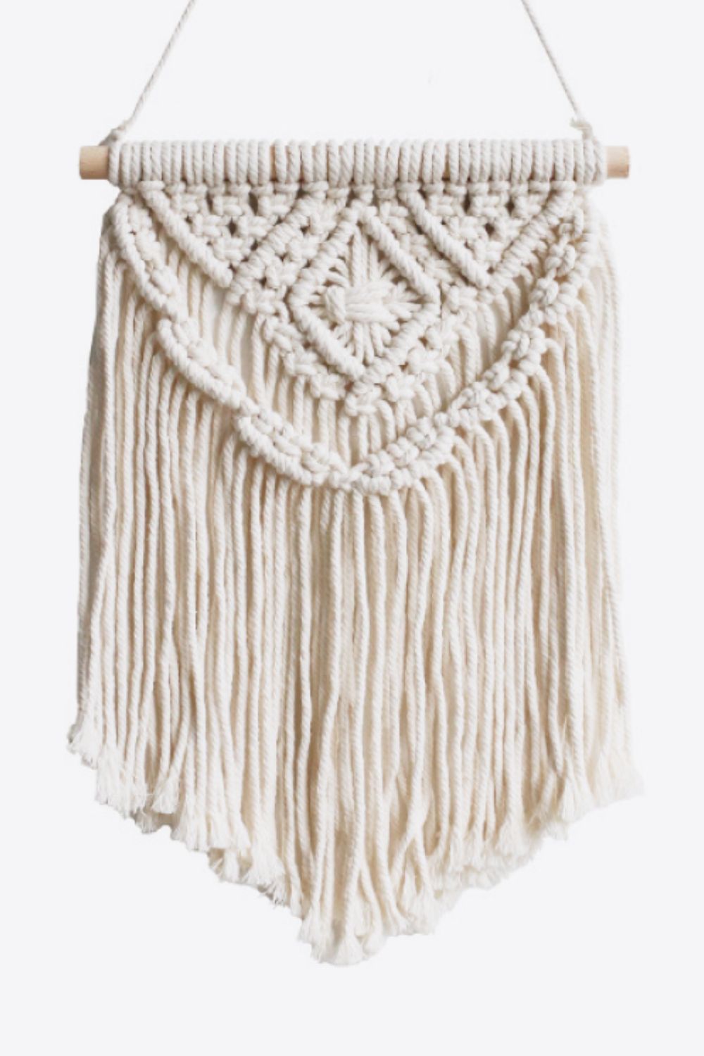 Macrame Fringe Wall Hanging Decor