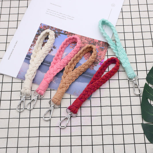 Assorted 4-Piece Macrame Keychain